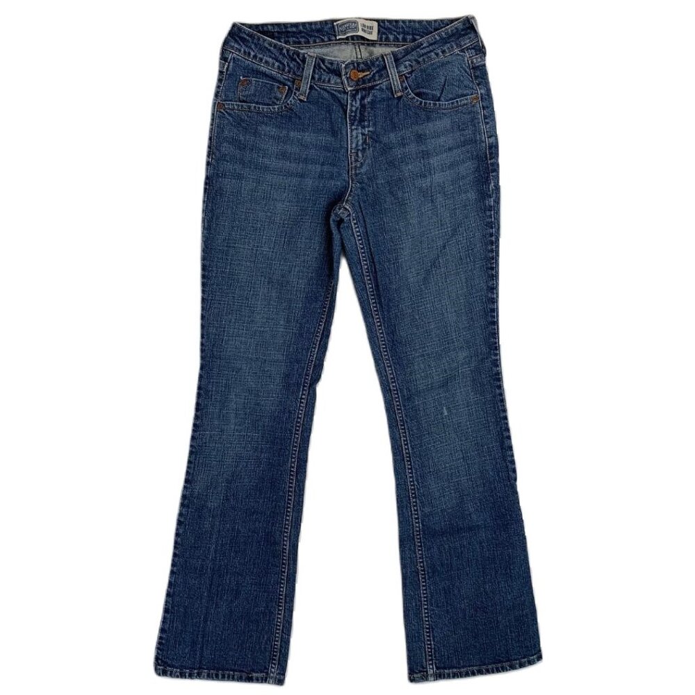 Levi Strauss Signature Low Rise Bootcut Jeans Women's 4M 99% Cotton Med Wash